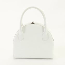 Fendi White Leather Handbag Tote