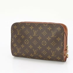 Louis Vuitton Monogram Orsay M51790 Leather Second Bag Clutch Pouch Tote Men's