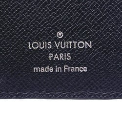 LOUIS VUITTON M30537 Organizer de Poche Taiga Card Case Black Men's