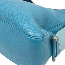 HERMES Hermes Sako Blue Jean Shoulder Bag Women's