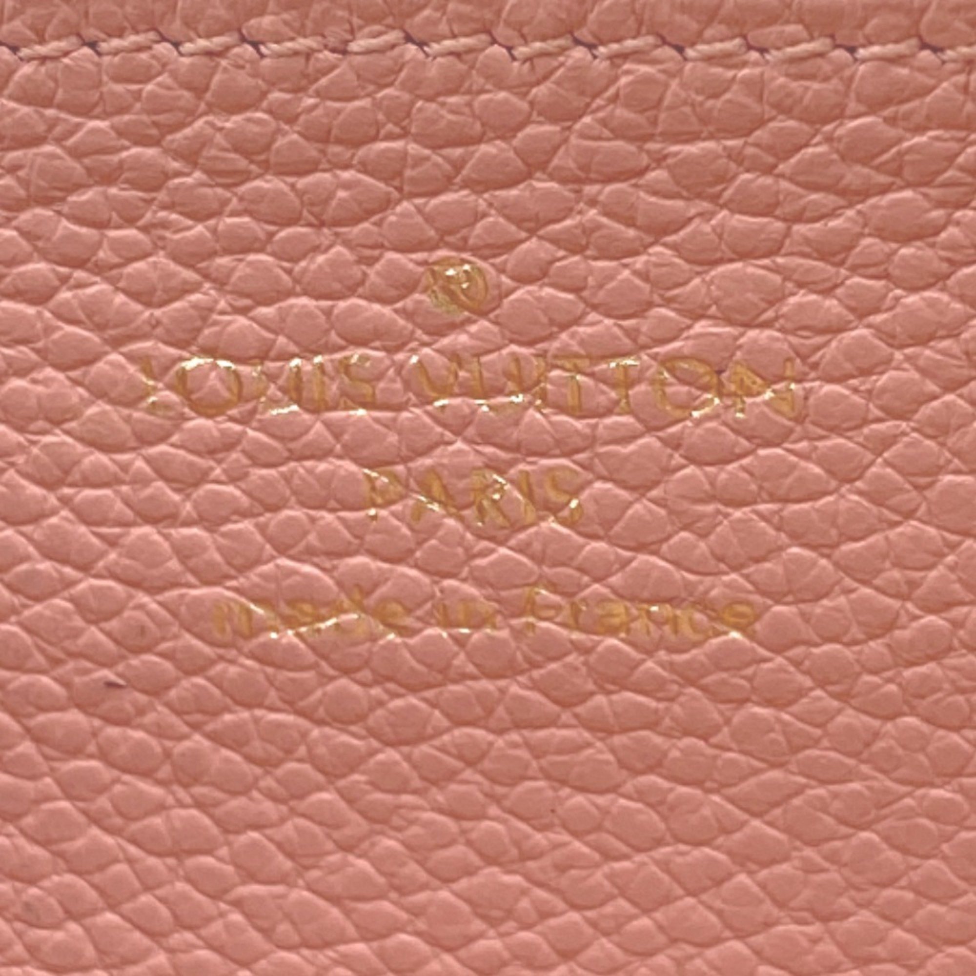 LOUIS VUITTON M81645 Zippy Wallet Round Bicolor Monogram Empreinte Long Pink Women's