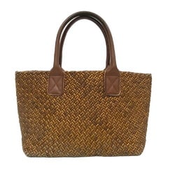 BOTTEGAVENETA Bottega Veneta Cabas PM Intrecciato Tote Bag Brown Unisex