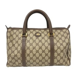 GUCCI 002896842 Old Gucci GG Boston Bag Brown Women's