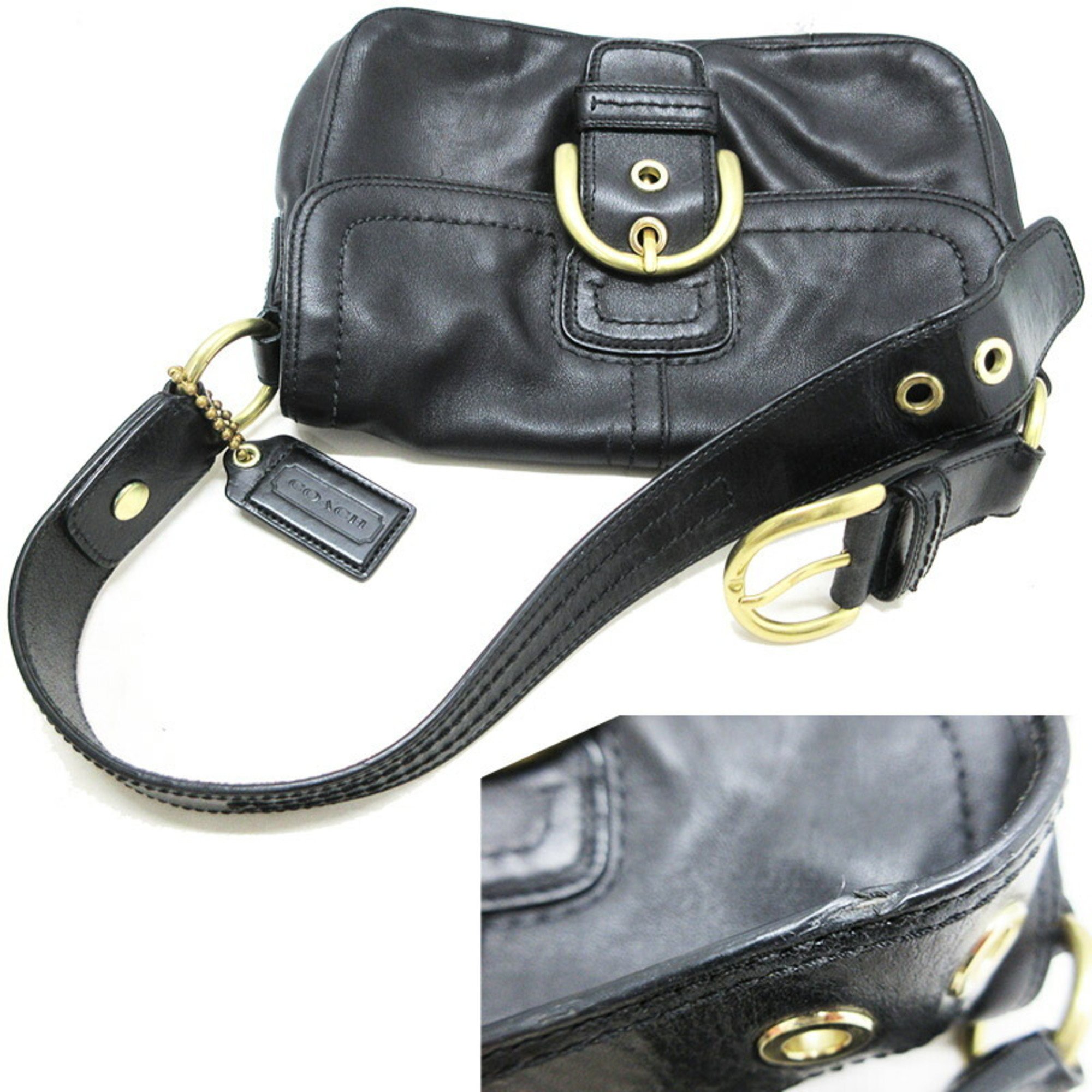 Coach COACH Bag L0769 11842P Black Leather