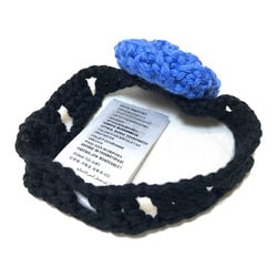 Miu Miu Miu Pet Choker MMZ312 Blue Red Black 100% Wool S Dog Cat Handmade