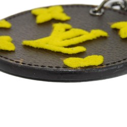 Louis Vuitton LOUIS VUITTON Keychain Porte Cle Illustre Tufftage LV Flower Yellow Keyring Monogram Jaune MP2627 Men's Women's