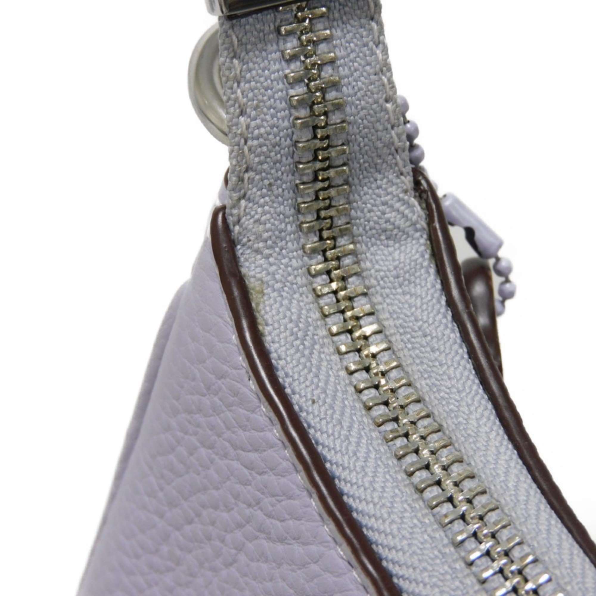 COACH Shoulder Bag, Teri Metal, Pastel, Light Purple, Horse and Carriage Mist, CJ609, Women's Bag