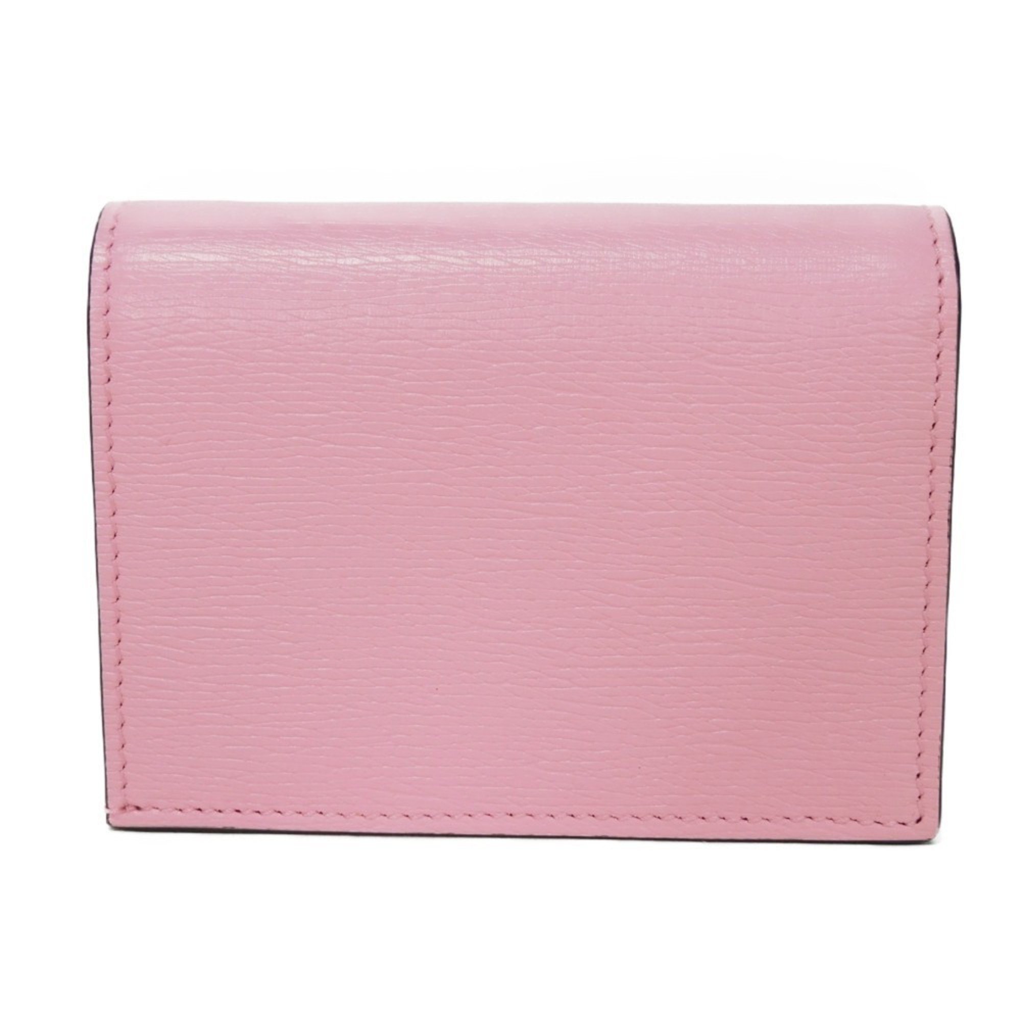 GUCCI Bi-fold wallet Bananya Compact Banana Lightning Bolt Inazuma Pastel Light Pink 701009 Women's Billfold