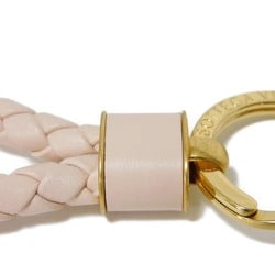 Bottega Veneta Keychain Intrecciato Key Rig Current Pastel Light Beige Pink Macaron 651820 V0HW1 7671 Men's Women's