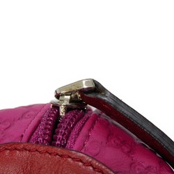 GUCCI Handbag Guccissima Children's Frog Bag Purple Pink Micro GG Shima Fuchsia 340620 Kids