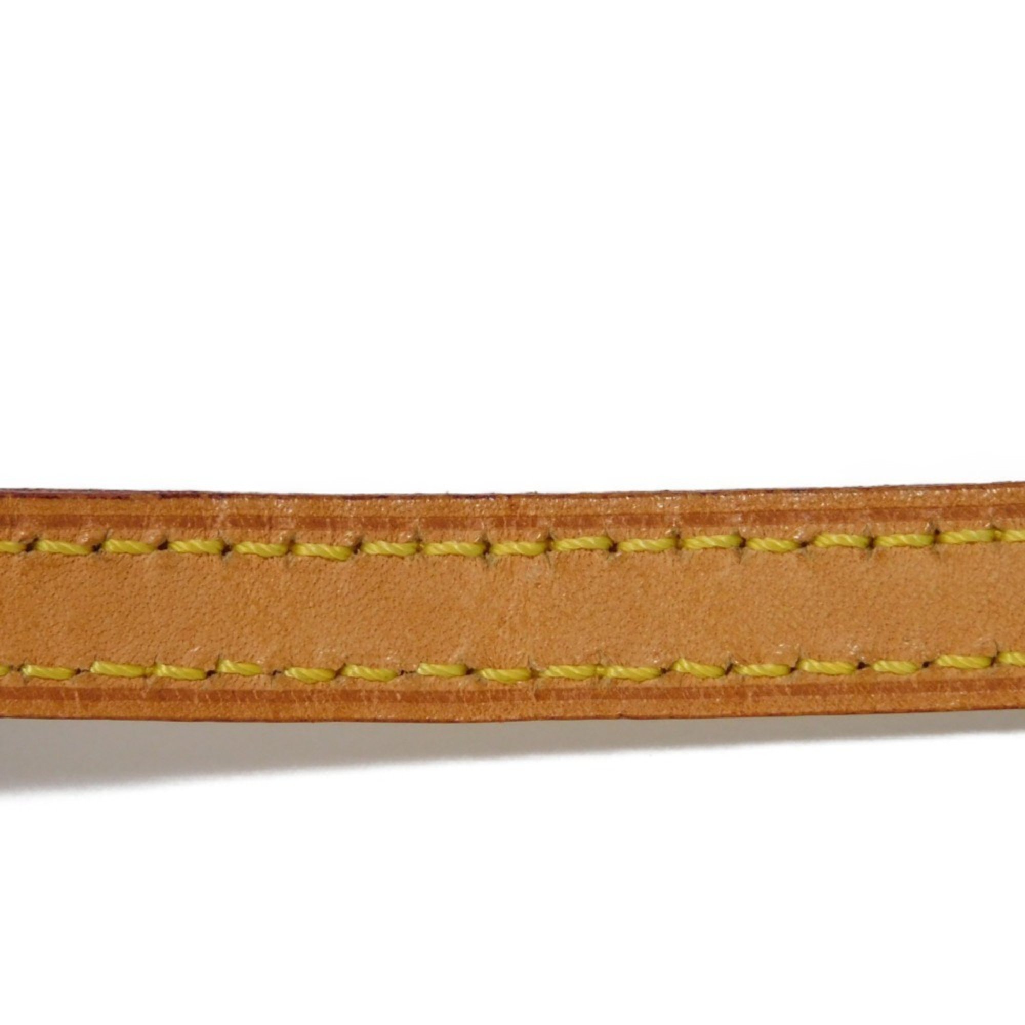 Louis Vuitton Shoulder Strap Bandouliere 120 Tanned Leather Width 1.2cm Long Beige Non-adjustable LV Natural J00145 Men's Women's