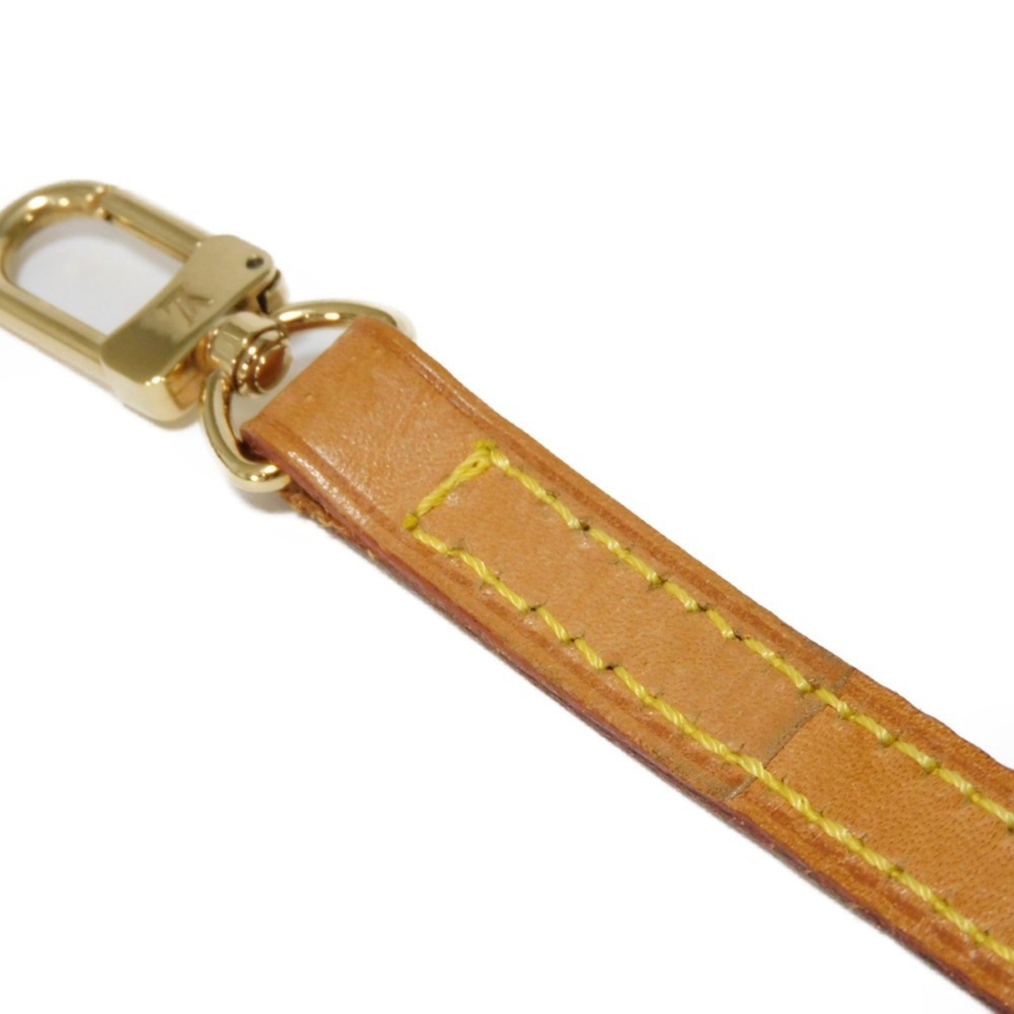 Louis Vuitton Shoulder Strap Bandouliere 120 Tanned Leather Width 1.2cm Long Beige Non-adjustable LV Natural J00145 Men's Women's