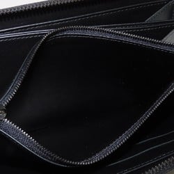 Louis Vuitton LOUIS VUITTON Long Wallet Zipper Patent Enamel Black Monogram Vernis Noir Manietique M90075 Men's Women's Billfold