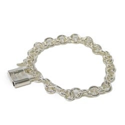 Tiffany & Co. Bracelet 1837 Padlock Lock Chain 925 Silver Women's