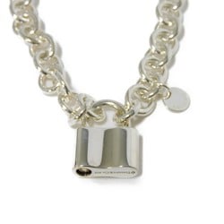 Tiffany & Co. Bracelet 1837 Padlock Lock Chain 925 Silver Women's