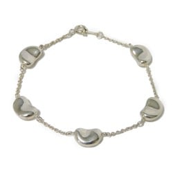 Tiffany & Co. Elsa Peretti Bean 5P Chain Bracelet, Sterling Silver, 925 for Women