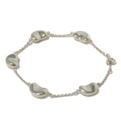 Tiffany & Co. Elsa Peretti Bean 5P Chain Bracelet, Sterling Silver, 925 for Women