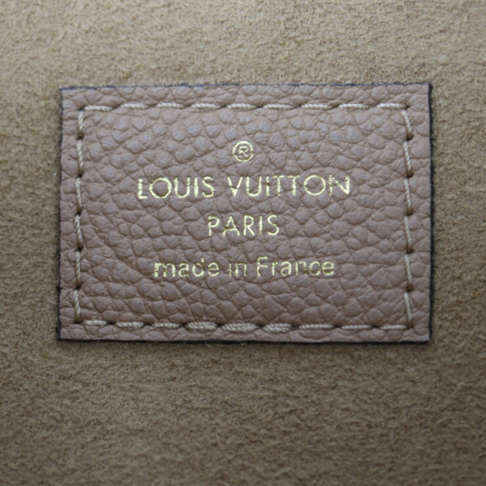 LOUIS VUITTON Louis Vuitton Daily Pouch Second Bag M64591 Monogram Canvas Leather Brown Sesame Clutch