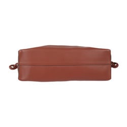 LOEWE Flamenco Clutch Medium Shoulder Bag 11 FC1 Leather Brown