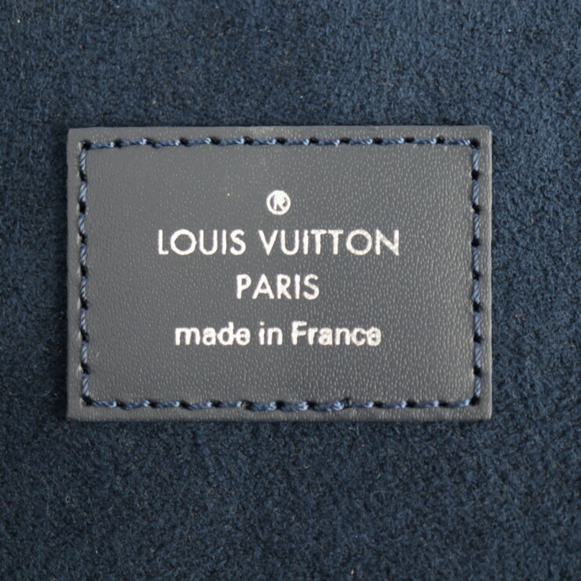 LOUIS VUITTON Louis Vuitton Pochette Jour GM Clutch Bag M64154 Epi Leather Blue Marine L-Shaped Pouch