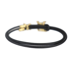 LOUIS VUITTON LV Bloom Bracelet M8142Z Leather Black Vuitton