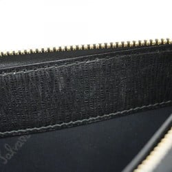 Salvatore Ferragamo Clutch Bag Leather Black Men's