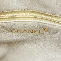 Chanel Shoulder Bag Matelasse Lambskin Beige Women's