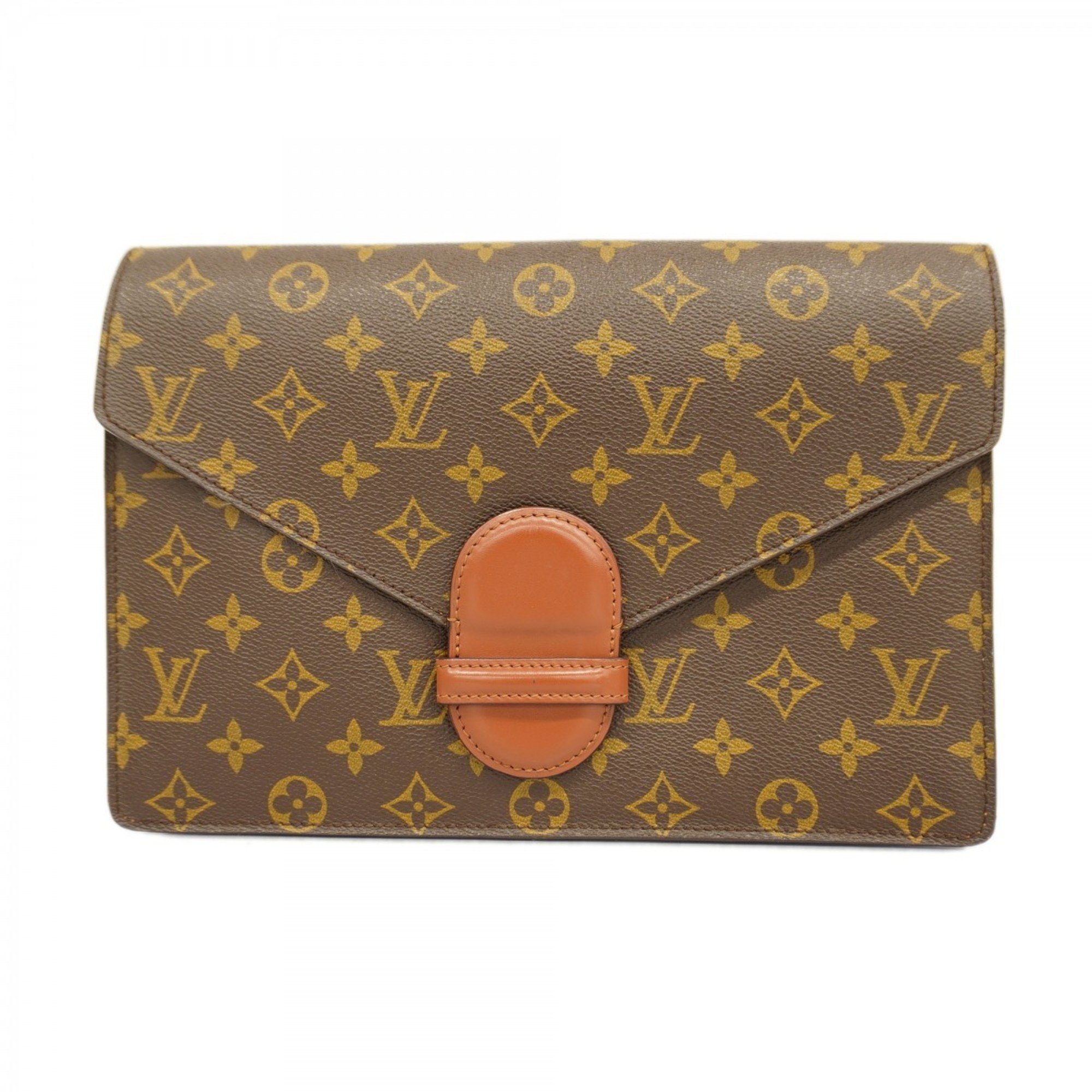 Louis Vuitton Clutch Bag Monogram Ranelagh M51782 Brown Men's Women's