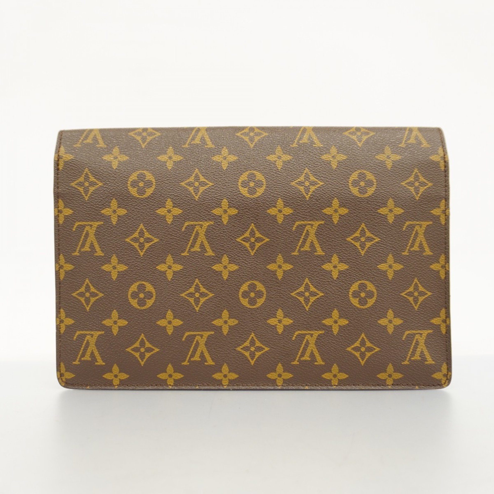 Louis Vuitton Clutch Bag Monogram Ranelagh M51782 Brown Men's Women's