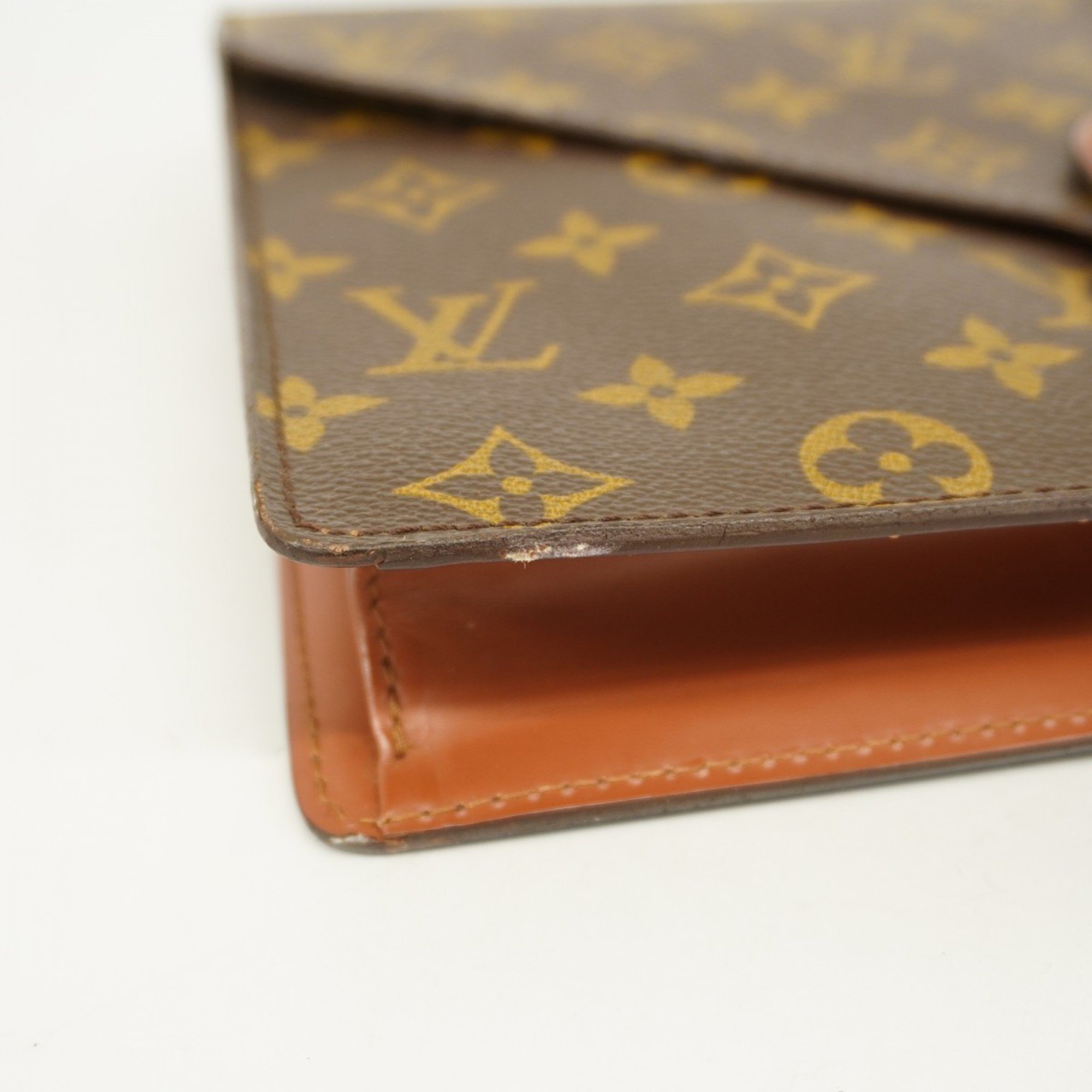 Louis Vuitton Clutch Bag Monogram Ranelagh M51782 Brown Men's Women's