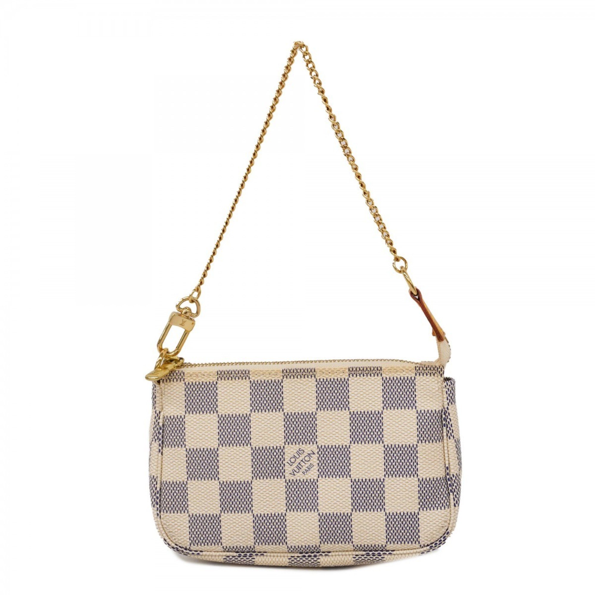 Louis Vuitton Pouch Damier Azur Pochette Accessoires N58010 White Women's