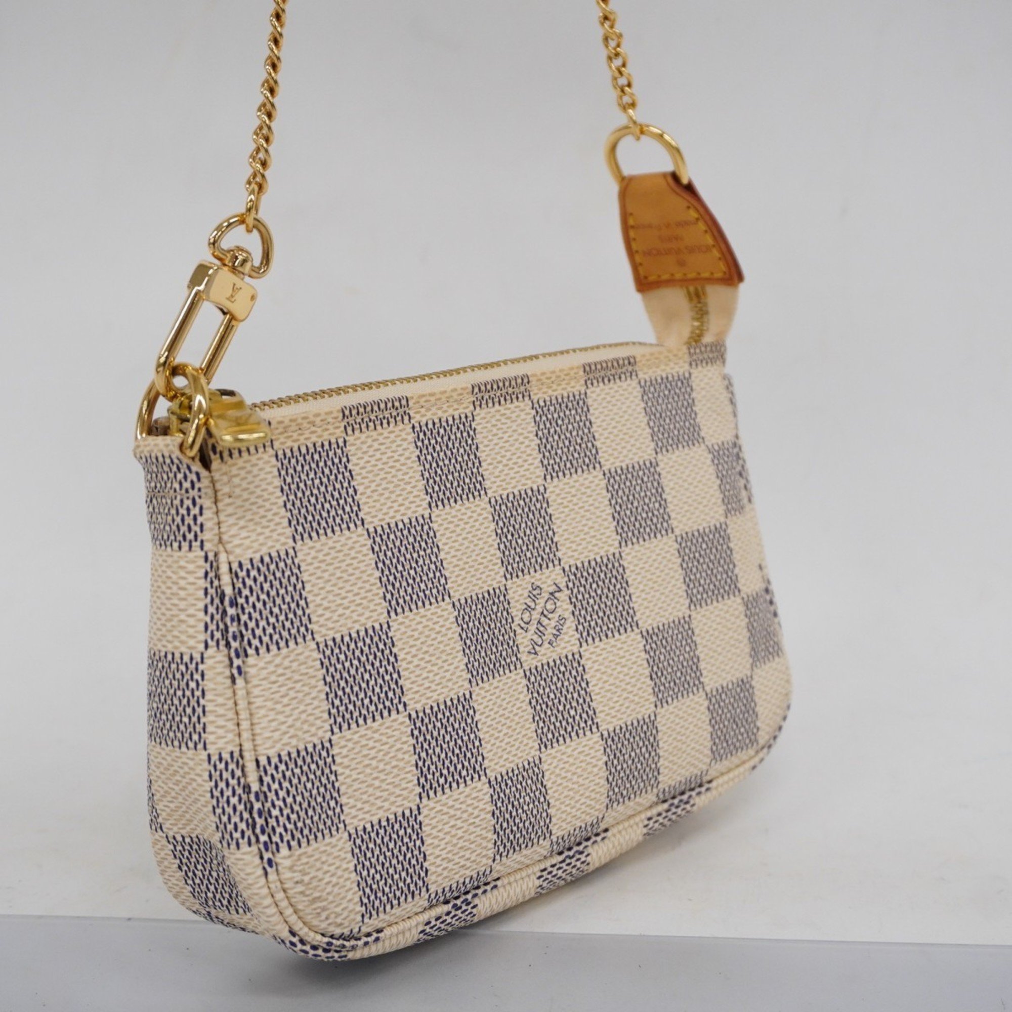 Louis Vuitton Pouch Damier Azur Pochette Accessoires N58010 White Women's