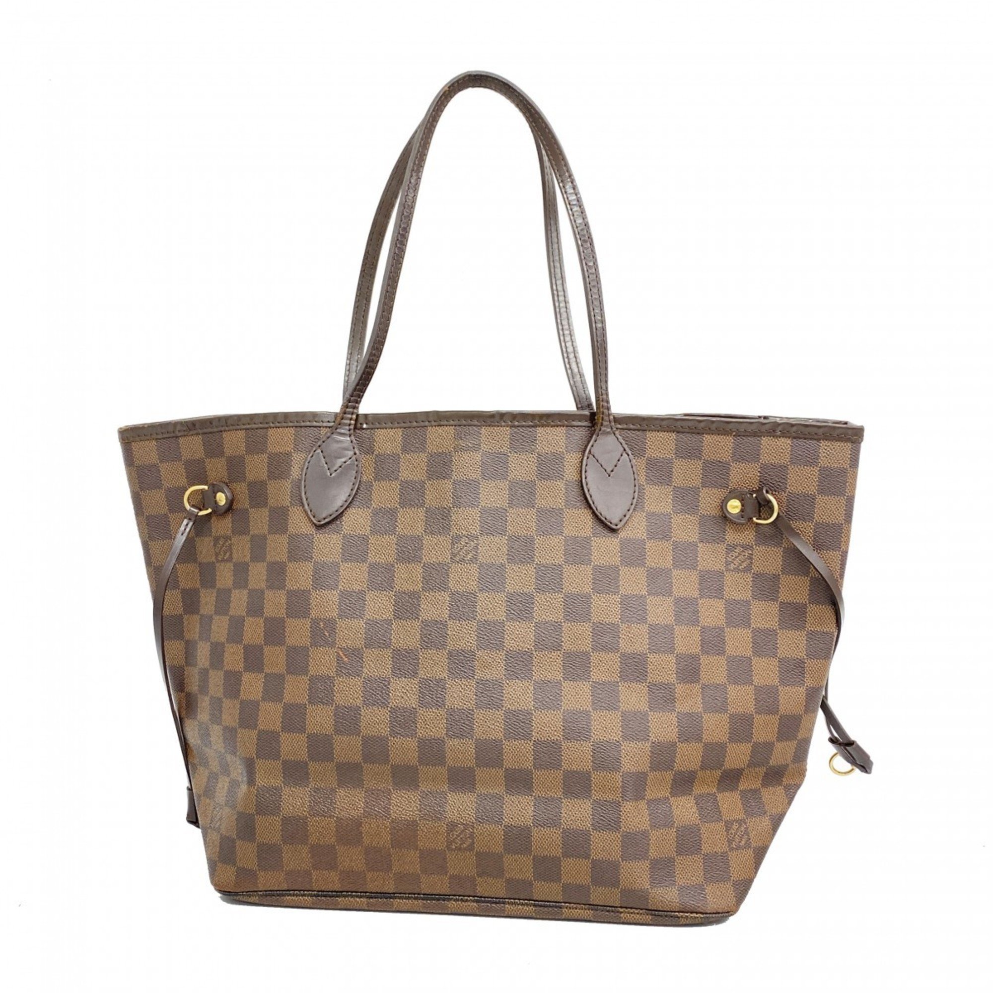 Louis Vuitton Tote Bag Damier Neverfull MM N51105 Ebene Women's