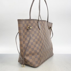 Louis Vuitton Tote Bag Damier Neverfull MM N51105 Ebene Women's