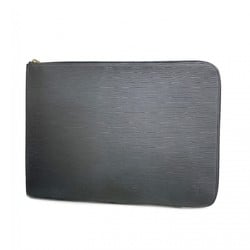 Louis Vuitton Clutch Bag Epi Poche Document M54492 Noir Men's