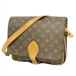 Louis Vuitton Shoulder Bag Monogram Cartesier GM M51252 Brown Ladies