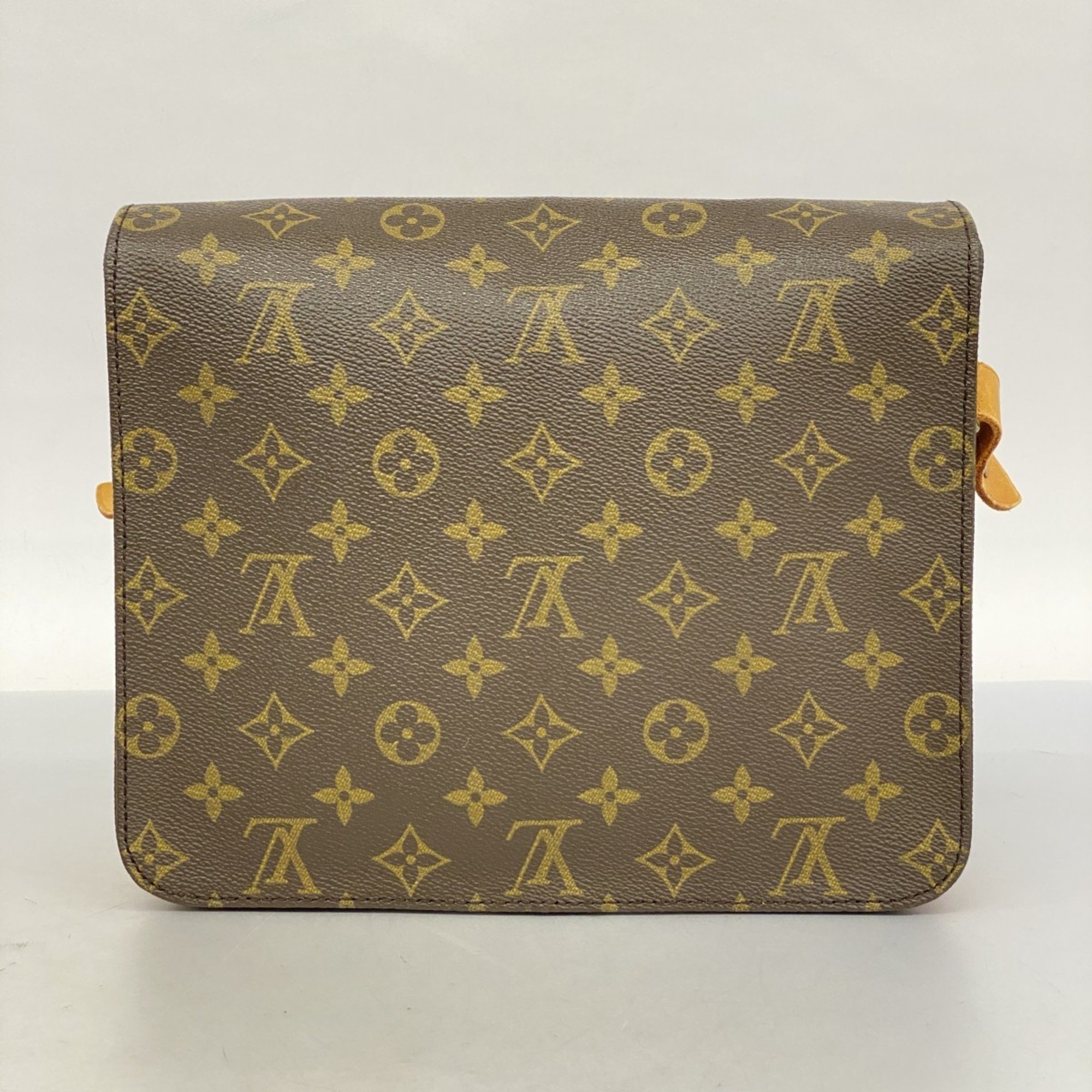 Louis Vuitton Shoulder Bag Monogram Cartesier GM M51252 Brown Ladies