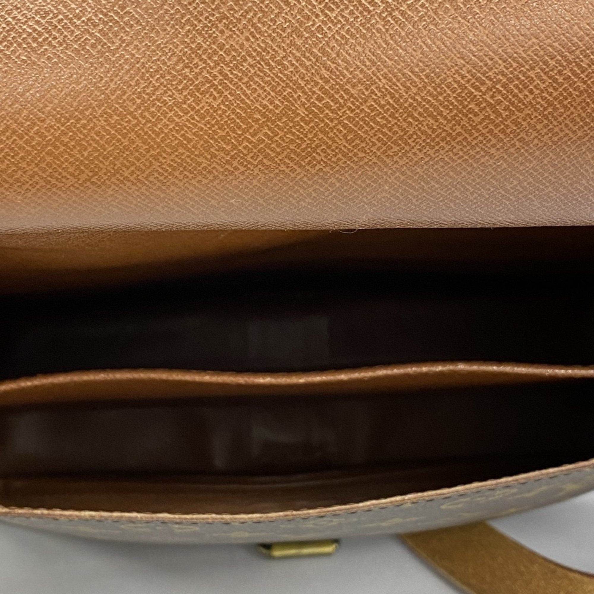 Louis Vuitton Shoulder Bag Monogram Cartesier GM M51252 Brown Ladies