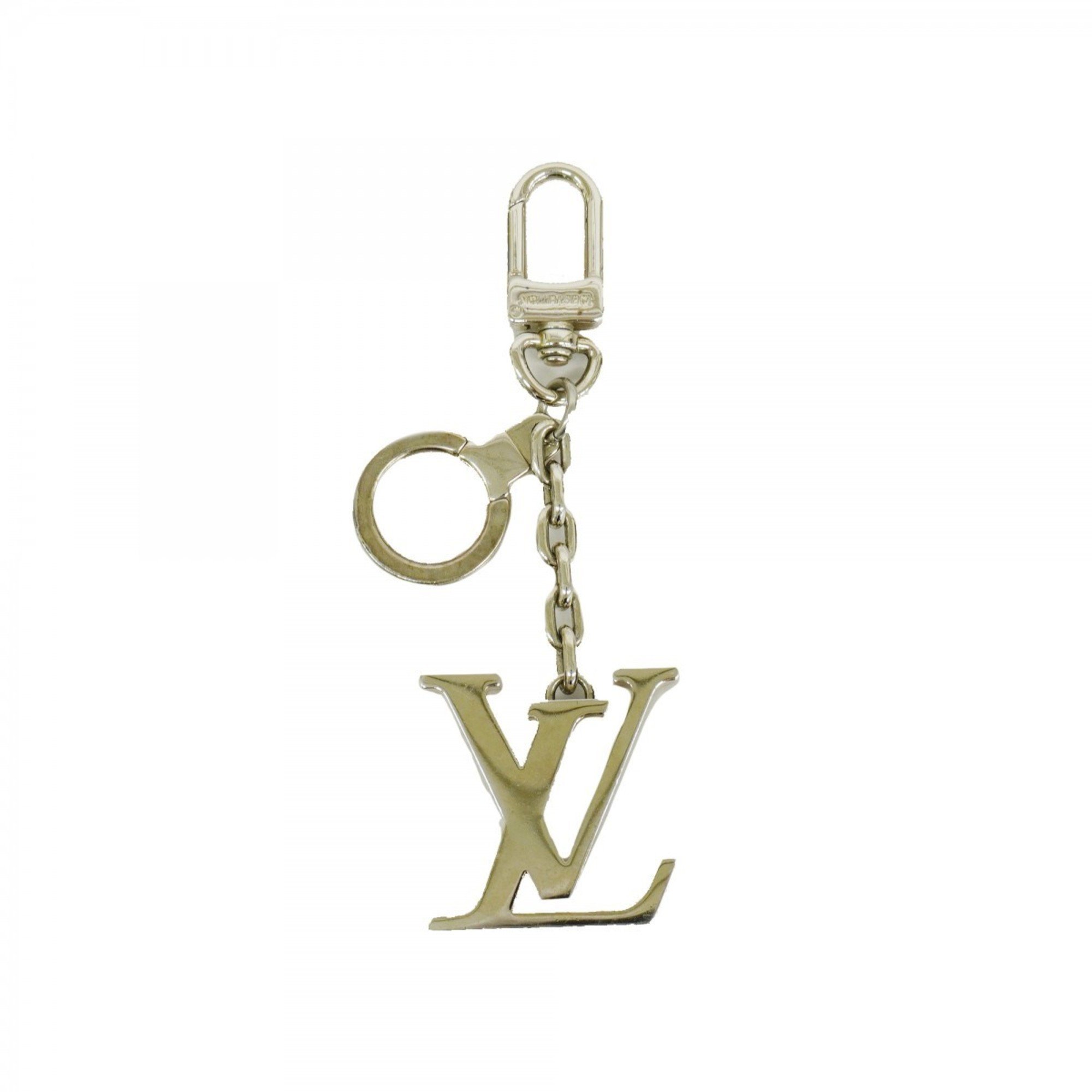 Louis Vuitton Keychain Portocle Initial M65071 Silver Men's Women's