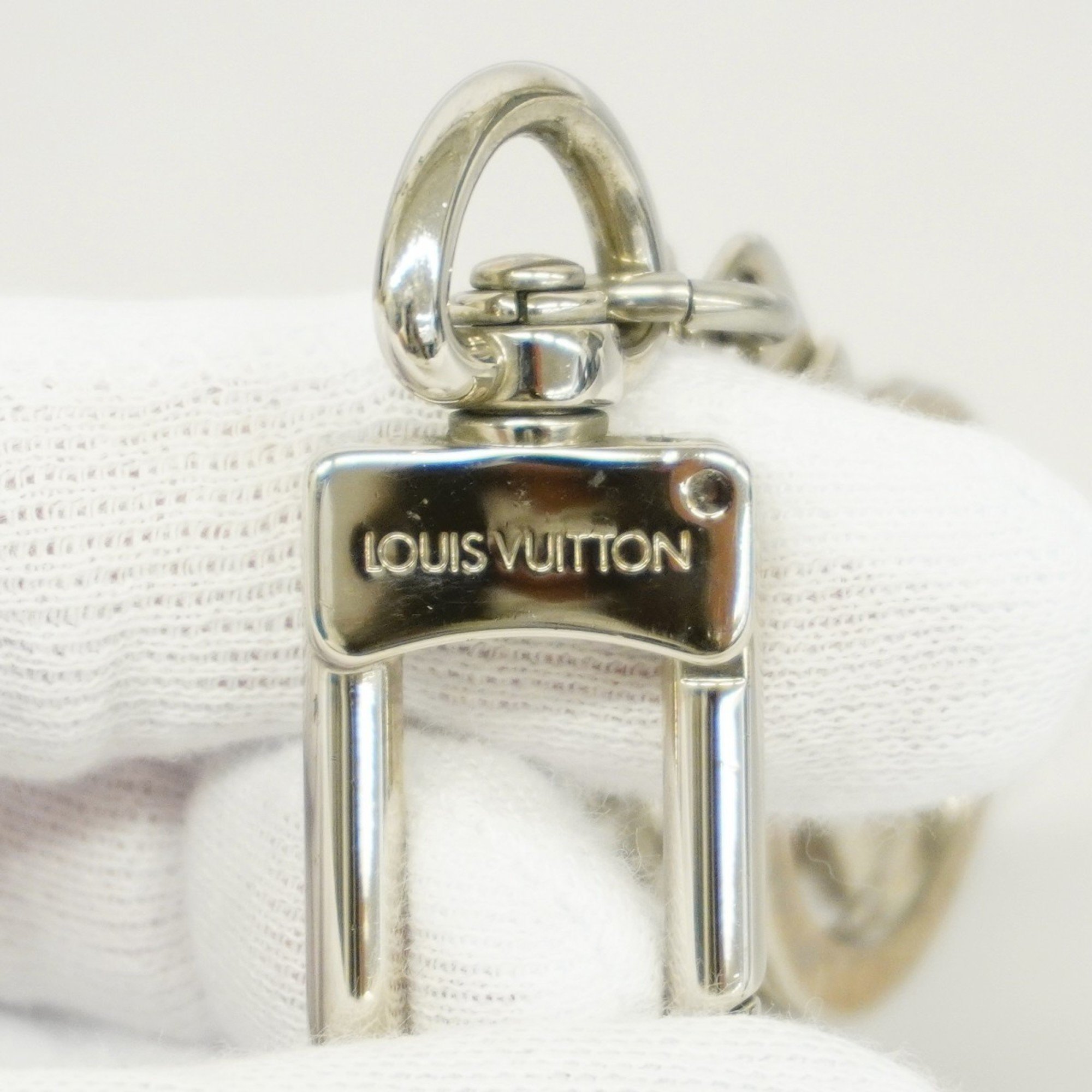 Louis Vuitton Keychain Portocle Initial M65071 Silver Men's Women's