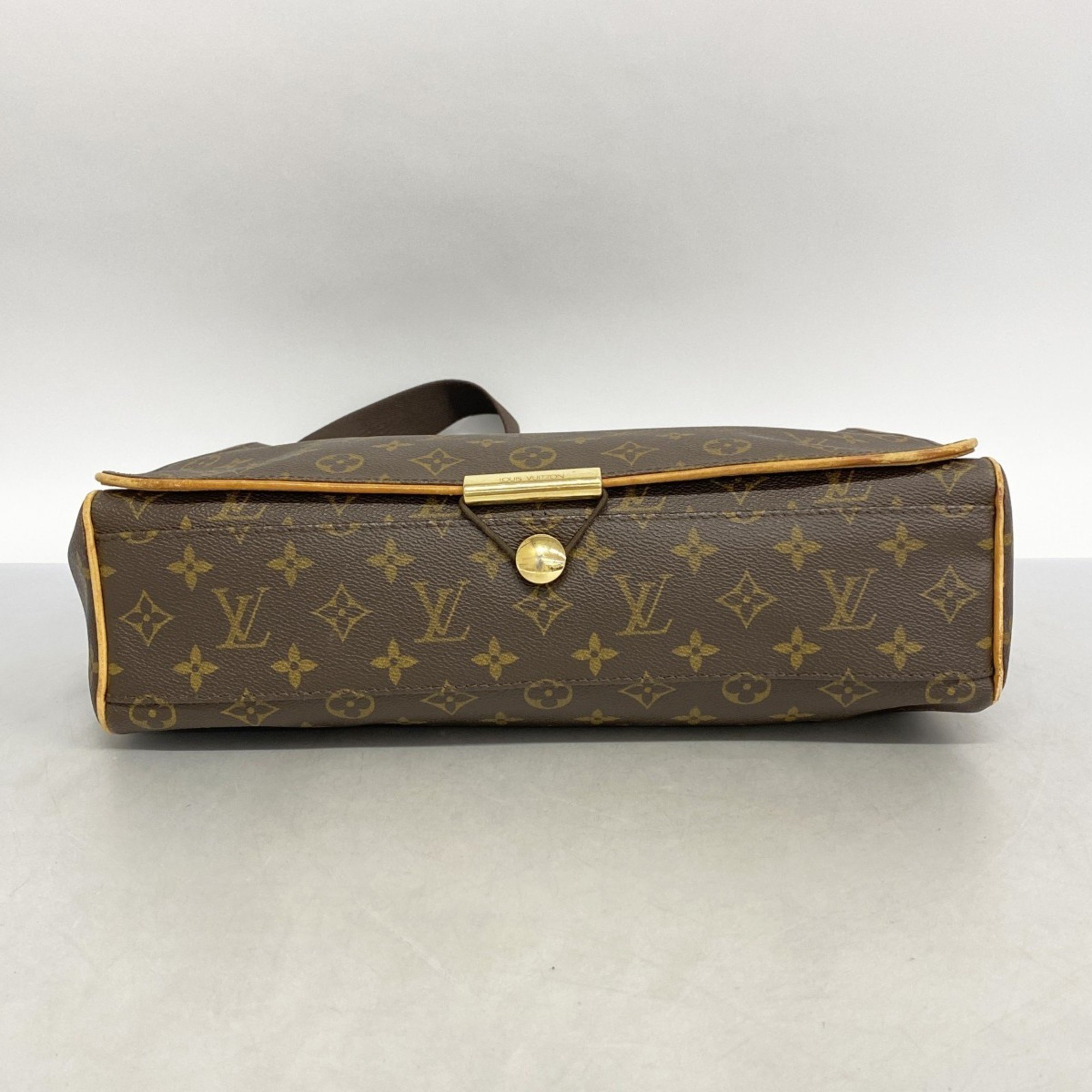 Louis Vuitton Shoulder Bag Monogram Abess M45257 Brown Men's