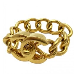 Chanel Bracelet Turn Lock GP Plated Gold Ladies