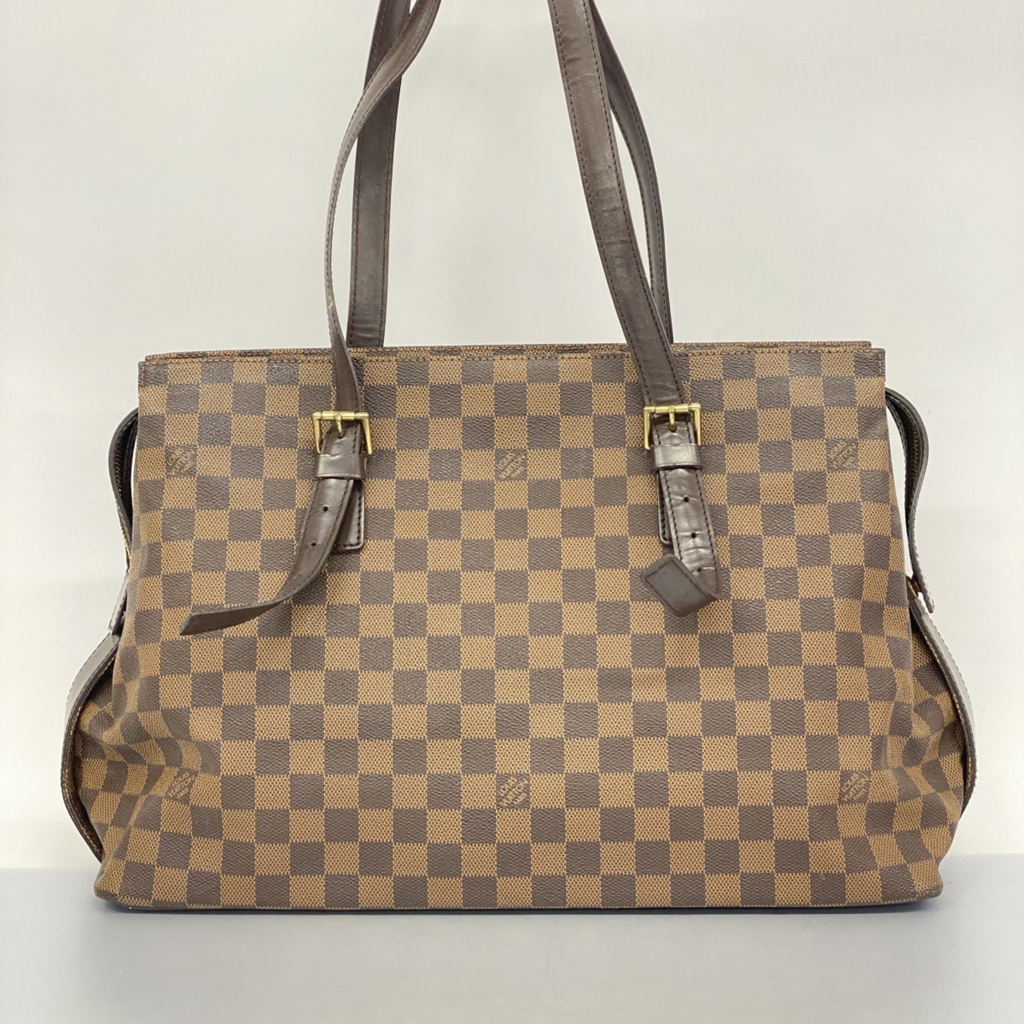 Louis Vuitton Shoulder Bag Damier Chelsea N51119 Ebene Ladies