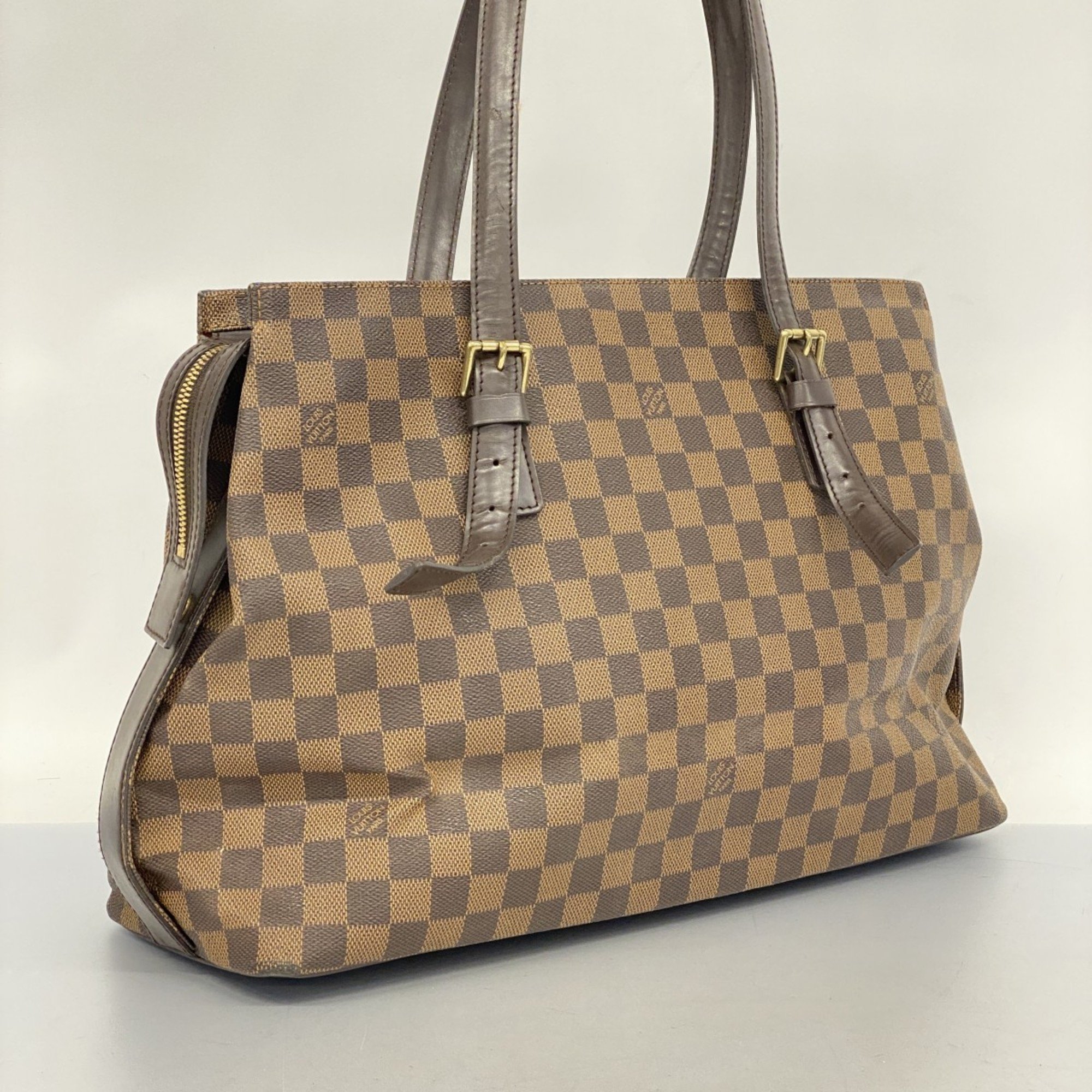 Louis Vuitton Shoulder Bag Damier Chelsea N51119 Ebene Ladies