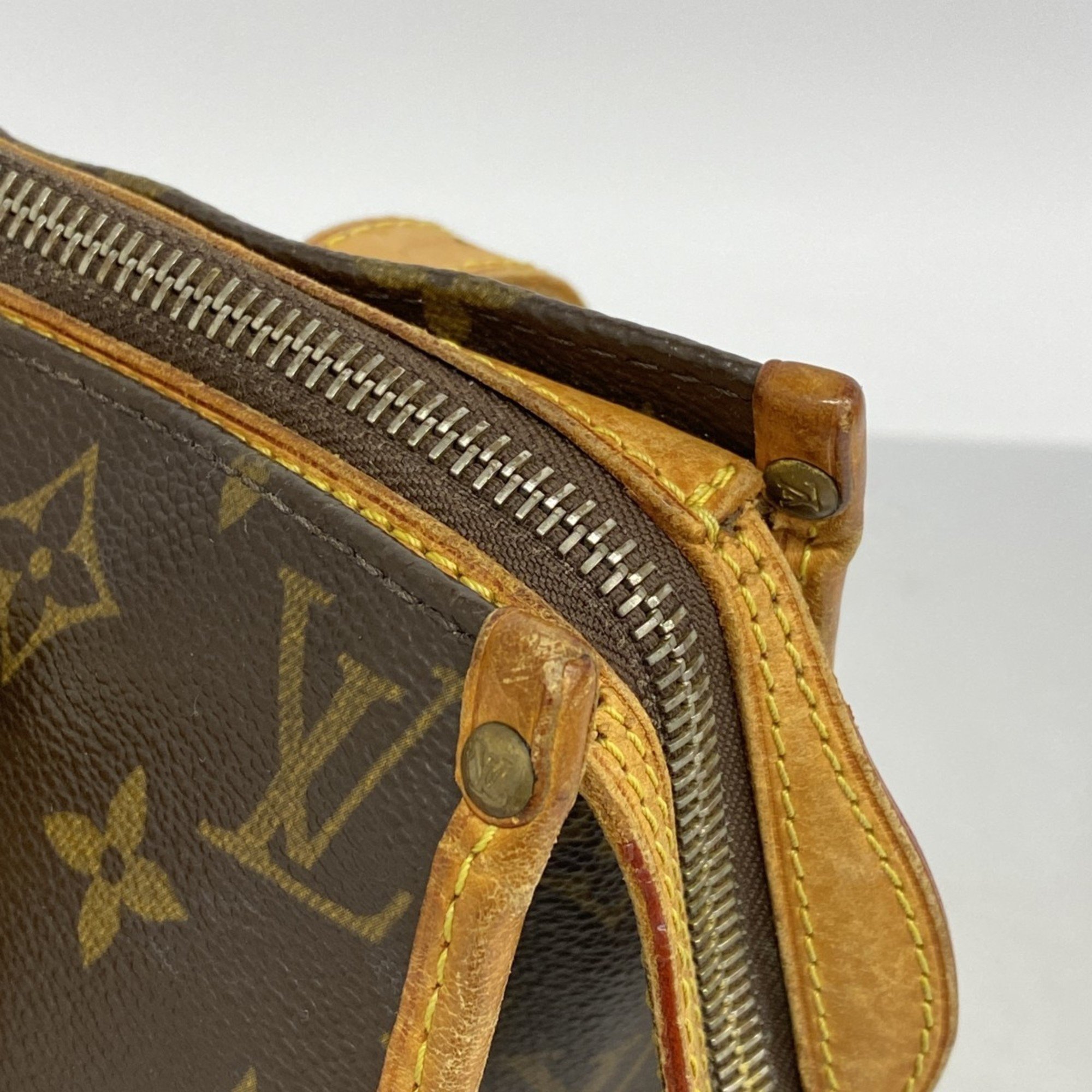 Louis Vuitton Tote Bag Monogram Popincourt M40007 Brown Ladies