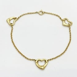 Tiffany Bracelet Heart K18YG Yellow Gold Ladies