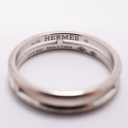 Hermes Ring Arianne K18WG White Gold #49 Ladies