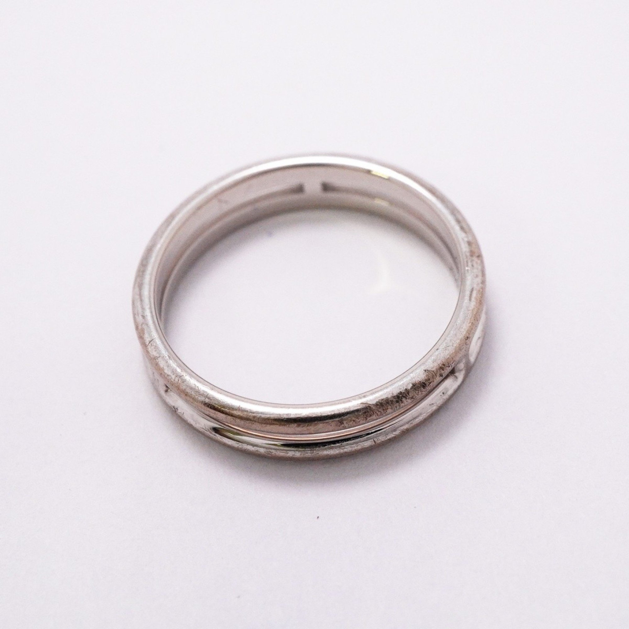 Hermes Ring Arianne K18WG White Gold #49 Ladies