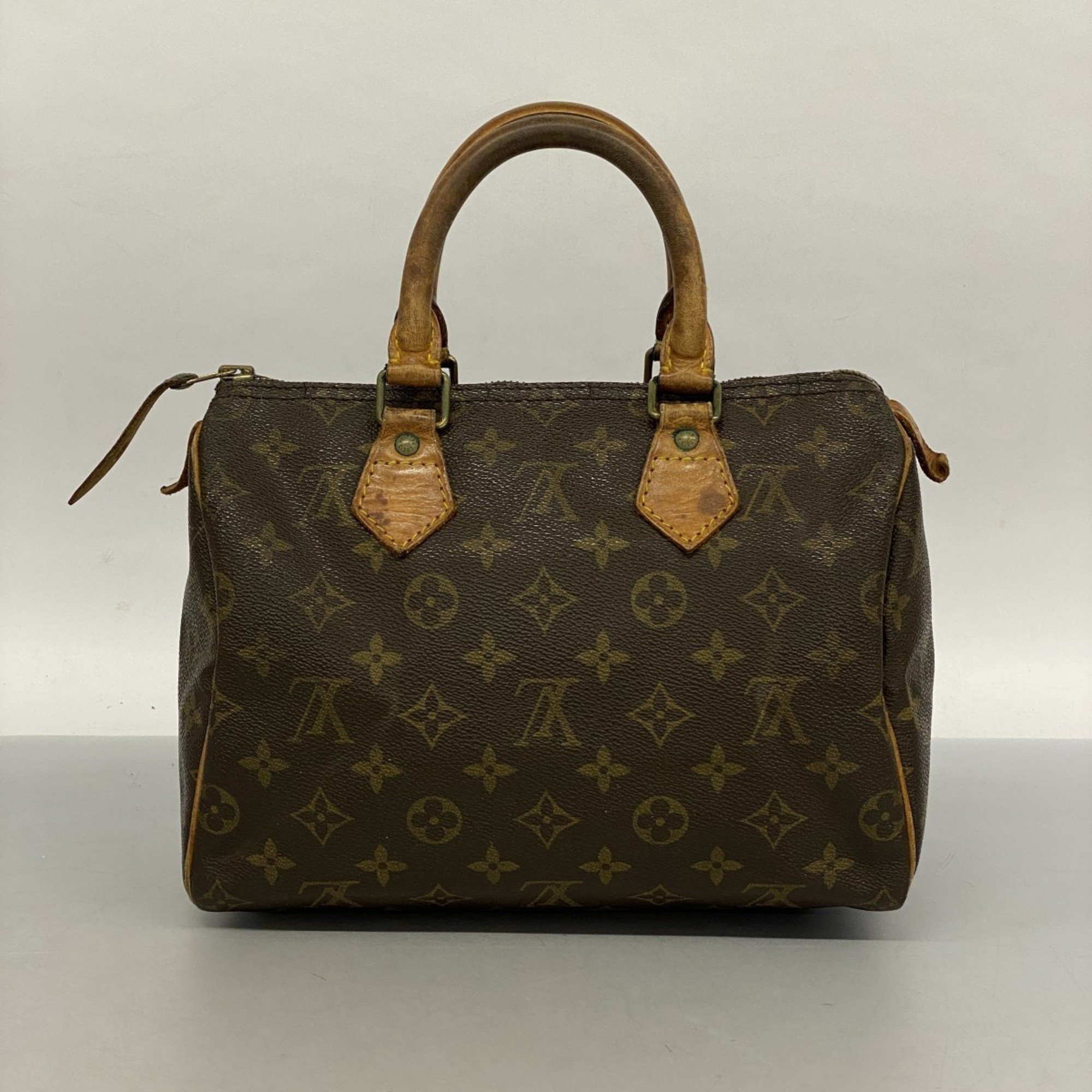 Louis Vuitton Handbag Monogram Speedy 25 M41109 Brown Ladies