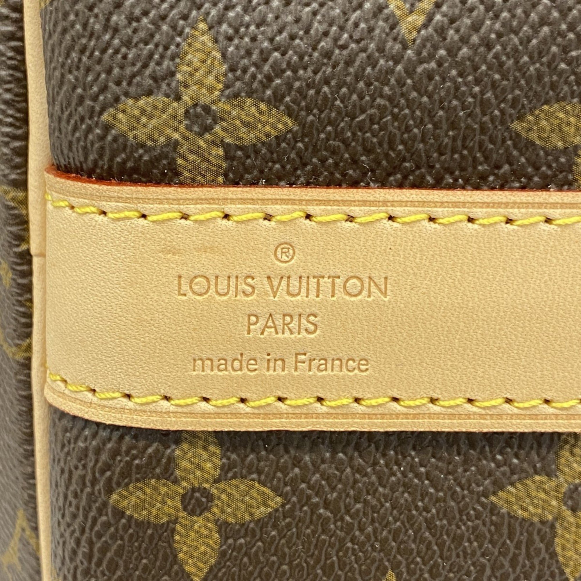 Louis Vuitton Boston Bag Monogram Keepall Bandouliere 55 M41414 Brown Men's Women's